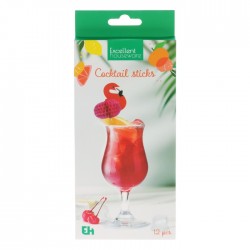 Kokteļu salmiņu komplekts, ALOHA,- 12 gab Kokteļu salmiņu komplekts, ALOHA,- 12 gab