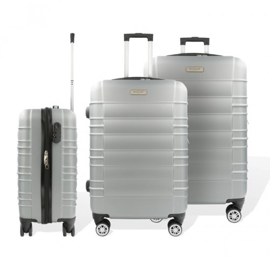 Чемодан HOFFMANNS XXL 76x52x30 - серебристый