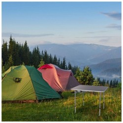 Saliekamais kempinga galds 80X60CM