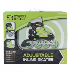 Skrituļslidas STREET RIDER zaļas/melnas 29.-32.izm. Skrituļslidas STREET RIDER zaļas/melnas 29.-32.izm.