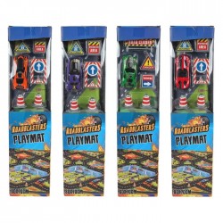 Игровой коврик ROADBLASTERS, 80x70 см, с машинкой и аксессуарами Игровой коврик ROADBLASTERS, 80x70 см, с машинкой и аксессуарами