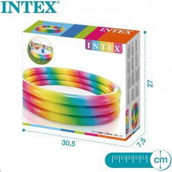 Бассейн INTEX BABY RAINBOW 168x38см - круглый