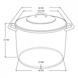 Katls ar vāku, DESKI,- 28 cm; 14L Katls ar vāku, DESKI,- 28 cm; 14L