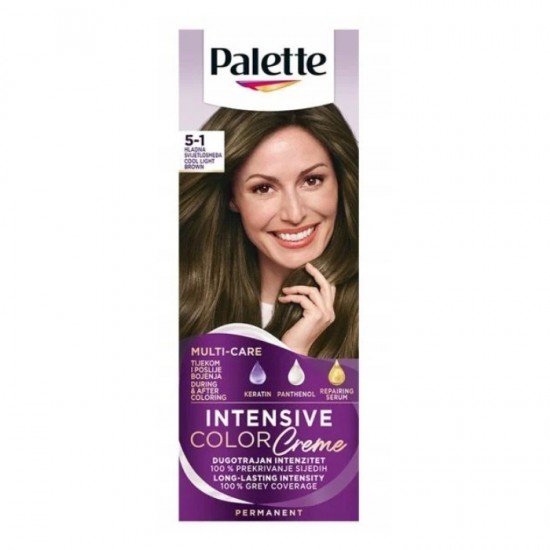 Matu krāsa PALETTE 5-1 light ashy brown