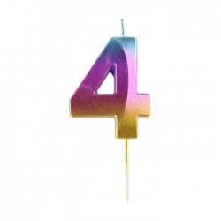 Svece tortei - cipars 4 Svece tortei - cipars 4