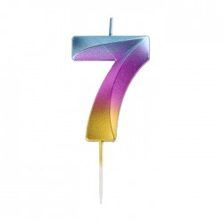 Svece tortei - cipars 7 Svece tortei - cipars 7