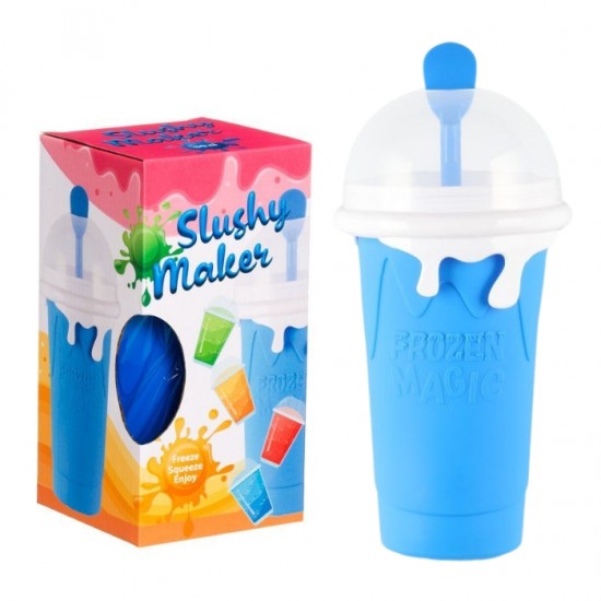 Силиконовый стакан SLUSH MAKER, 500 мл, - синий