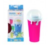Silikona krūze SLUSH MAKER, 500ml,- rozā
