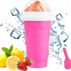 Silikona krūze SLUSH MAKER, 500ml,- rozā Silikona krūze SLUSH MAKER, 500ml,- rozā