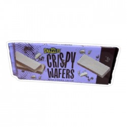 Вафельные батончики SNAZZLES 4x45г=180г - с начинкой из соленой карамели