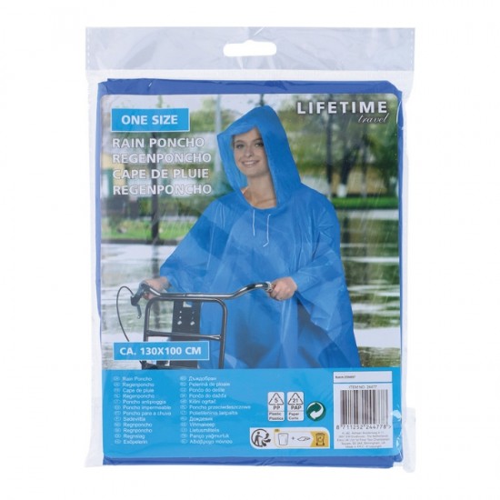 Lietusmētelis PONCHO 130x100cm