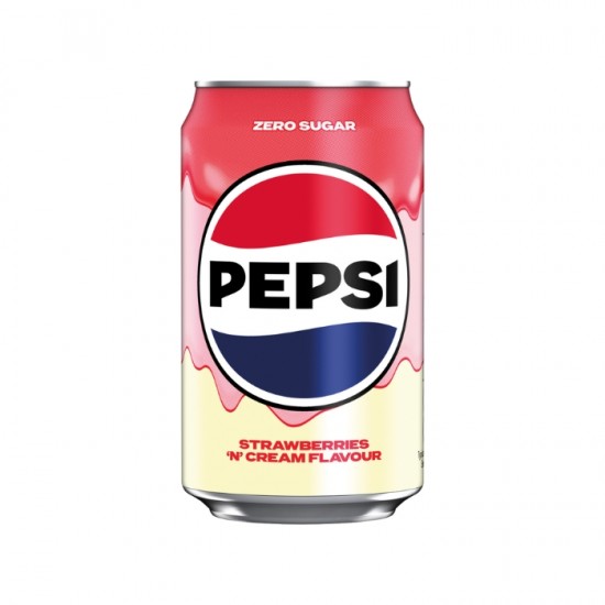 Напиток PEPSI 0,33 л - клубника со сливками Напиток PEPSI 0,33 л - клубника со сливками