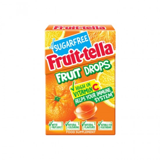 Ledenes FRUIT-TELLA 45g - apelsīns, citrons, bez cukura
