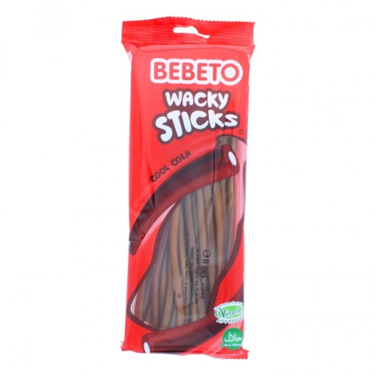 Košļājamās konfektes BEBETO 180g - cola Košļājamās konfektes BEBETO 180g - cola