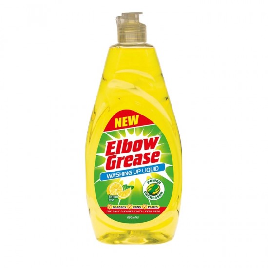 Trauku mazgāšanas līdzeklis ELBOW 600ml - citronu Trauku mazgāšanas līdzeklis ELBOW 600ml - citronu