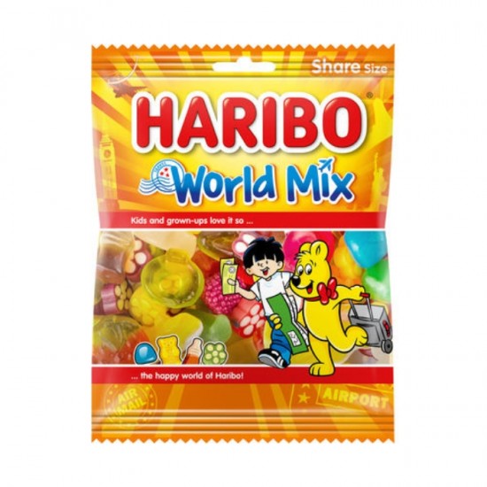 Желейные конфеты HARIBO 180г - WORLD MIX Желейные конфеты HARIBO 180г - WORLD MIX
