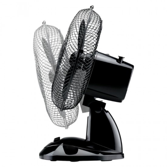 Galda ventilators Ø23 cm LIFETIME 23W, melns Galda ventilators Ø23 cm LIFETIME 23W, melns