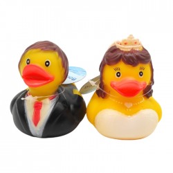 Утка для ванны 8 см - жених & невеста