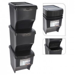 Atkritumu tvertnes 3gab - šķirošanai