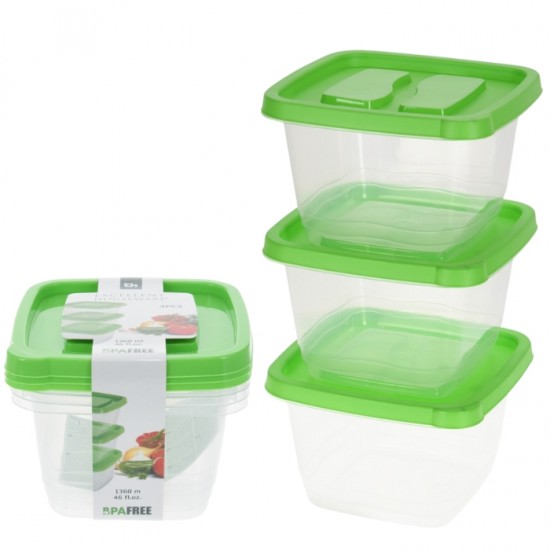 Uzglabāšanas kaste 3 gab - 1360ml