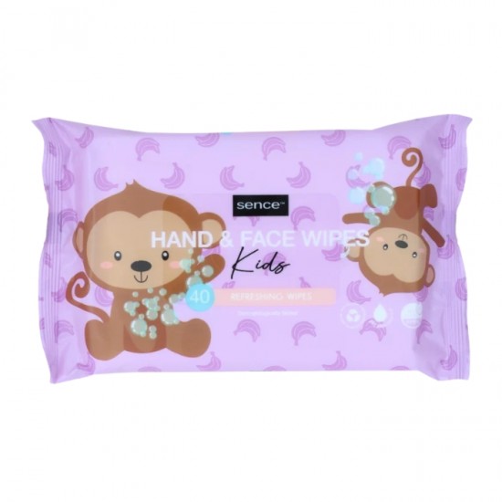 Влажные салфетки SENCE KIDS, - 40 шт.