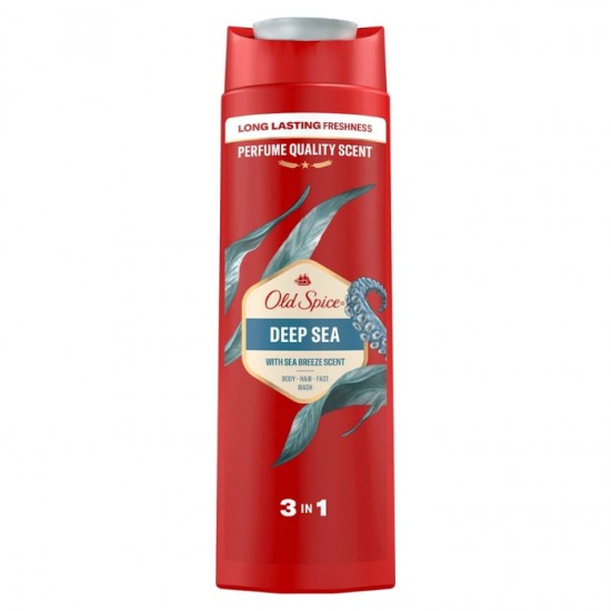 Dušas gels / šampūns OLD SPICES 400ml - Deep sea