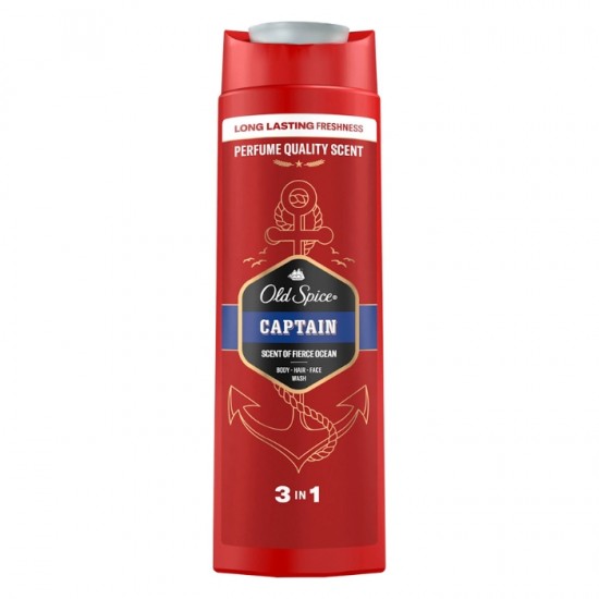 Dušas gels / šampūns OLD SPICES 400ml - Captain