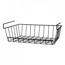 Metāla piekarināms grozs - Melns