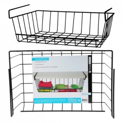 Metāla piekarināms grozs - Melns