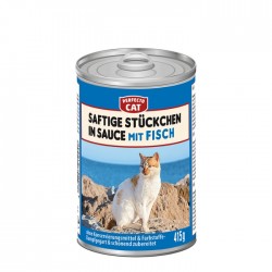 Perfecto Cat pilnvērtīga barība kaķiem, zivis gabaliņi mercē Perfecto Cat pilnvērtīga barība kaķiem, zivis gabaliņi mercē