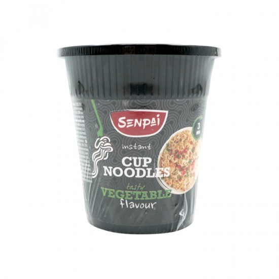 Ātrās pagatavošanas nūdeles SENPAI 60g - dārzeņu Ātrās pagatavošanas nūdeles SENPAI 60g - dārzeņu