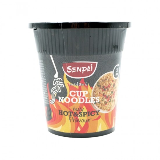 Ātrās pagatavošanas nūdeles SENPAI 60g - hot&spicy Ātrās pagatavošanas nūdeles SENPAI 60g - hot&spicy