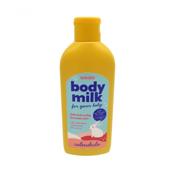 Ķermeņa pieniņš mazuļiem, BEBILILD, 200 ml,- Calendula