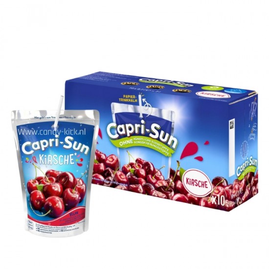 Ķiršu sulas dzēriens CAPRI SUN,10x 0.2l,- Ķiršu