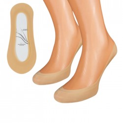 Следки, BE SNAZZY, 36-41izm, бежевый цвет, - с силиконом