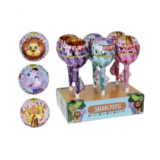 Карамель на палочке GIANT LOLLY, 150 г - Safari Карамель на палочке GIANT LOLLY, 150 г - Safari