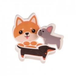 Dzēšgumiju komplekts, DOGS,- 4 gab Dzēšgumiju komplekts, DOGS,- 4 gab