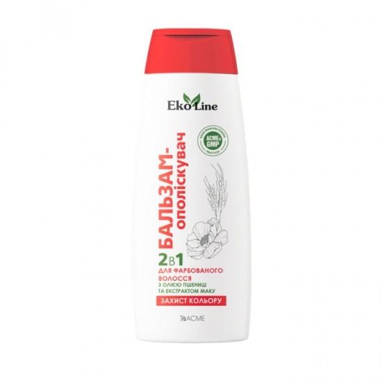Matu balzāms, EKO LINE,400ml,- krāsotiem matiem