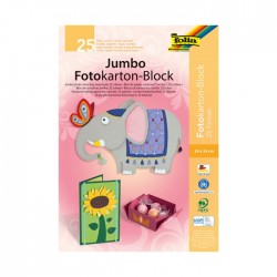 Krāsaina kartona komplekts, FOLIA JUMBO