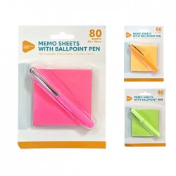Набор MEMORY STICK, 80 листов, 75X75 мм + ручка Набор MEMORY STICK, 80 листов, 75X75 мм + ручка