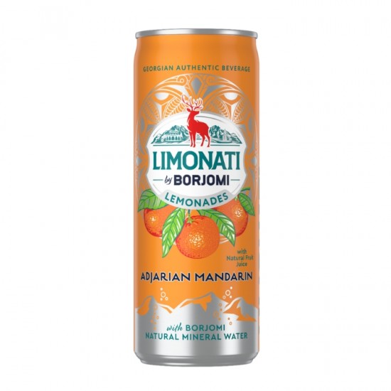 Limonāde BORJOMI 0,33L -  Adžārijas mandarīns