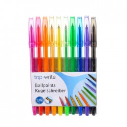 Lodīšu krāsainās pildspalvas 10 gab. Lodīšu krāsainās pildspalvas 10 gab.