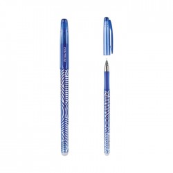 Gēla pildspalva, dzēšama, zila, 0,5 mm