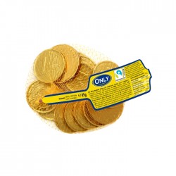 Шоколадные конфеты в сетке ONLY 85 г - монеты Шоколадные конфеты в сетке ONLY 85 г - монеты