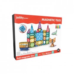 Конструктор из магнитных блоков, STEM, - 100 шт.