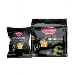 Ātrās pagatavošanas nūdeles SENPAI 4x60g - ar dārzeņu garšu Ātrās pagatavošanas nūdeles SENPAI 4x60g - ar dārzeņu garšu