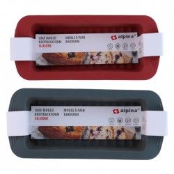 Silikona forma kūkai, taisnstūra, ALPINA, - dažādas krāsas Silikona forma kūkai, taisnstūra, ALPINA, - dažādas krāsas