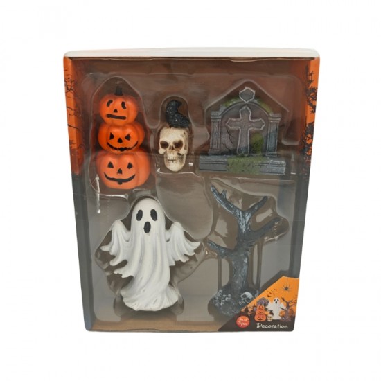 Dekoratīvo figūriņu komplekts,HALLOWEEN, 5 gab