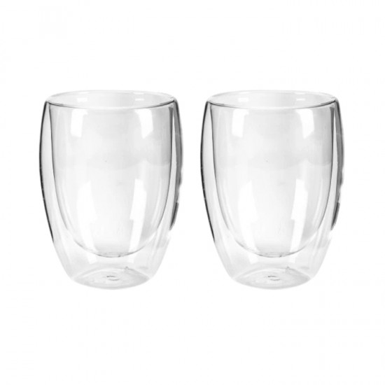 Glāžu komplekts, CAPPUCCINO. 300 ml,- 2 gab