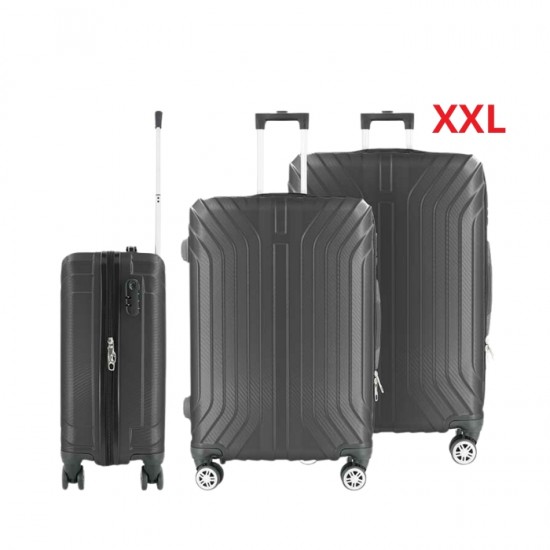 Koferis, HOFMAN, XXL izm,- melns